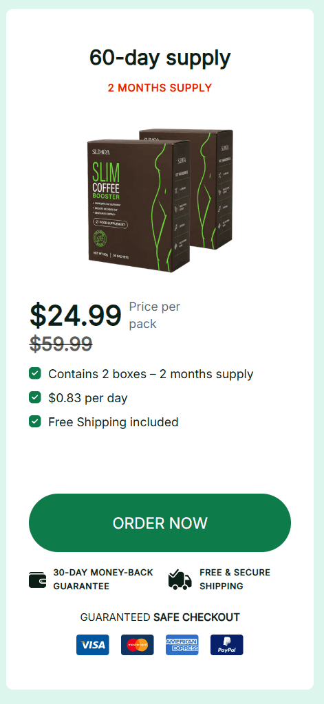 Slimqa Coffee Booster offer price 